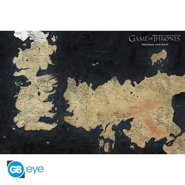 ABYSTYLE GAME OF THRONES: HOUSE OF DRAGON - Poser: Westeros Mapâ (91.5x61)