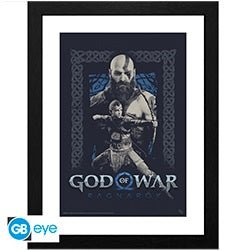 ABYSTYLE GOD OF WAR - Poster incorniciato: "Kratos and Atreus" (30x40)