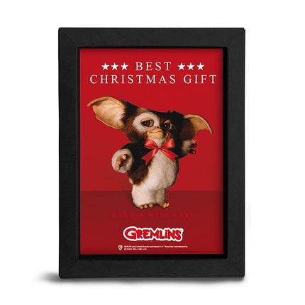 ABYSTYLE GREMLINS - Quadro: "Best Christmas gift" 15x20cm