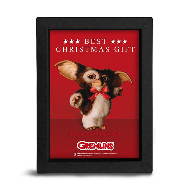 ABYSTYLE GREMLINS - Quadro: "Best Christmas gift" 15x20cm