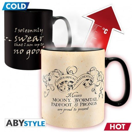 ABYSTYLE HARRY POTTER - Mappa del Malandrino Tazza termosensibile (cambia colore) 460 ml