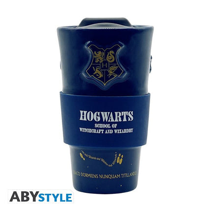 ABYSTYLE HARRY POTTER - Tazza da viaggio (in ceramica): "Hogwarts"