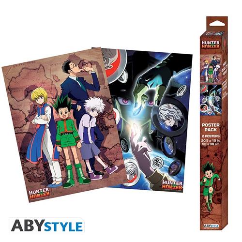 ABYSTYLE HUNTER X HUNTER - Set 2 Poster : " Gruppo" (52x38Cm)