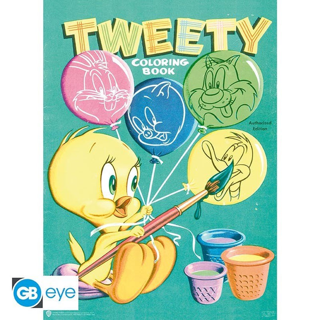 ABYSTYLE LOONEY TUNES - Set 2 Poster: "Tweety and Sylevester"
