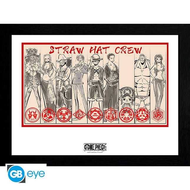 ABYSTYLE ONE PIECE - Poster Incorniciato: "Straw Hat Crew" (30x40)