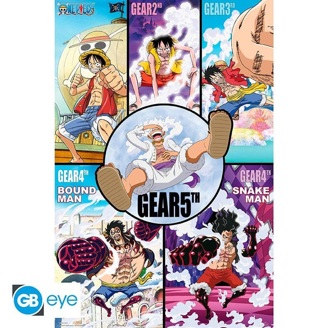 ABYSTYLE ONE PIECE - Poster Maxi (91.5x61): "Gears history"