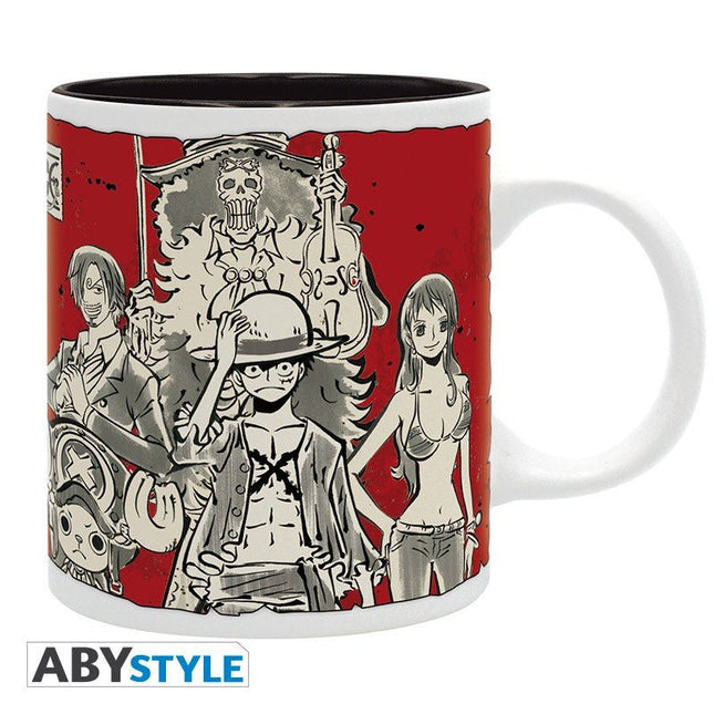 ABYSTYLE ONE PIECE - Tazza 320 ml: "Luffy's crew japanese style"