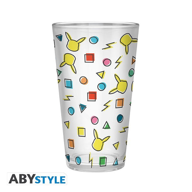 ABYSTYLE POKEMON - Bicchiere grande 400ml: "Pikachu pattern"