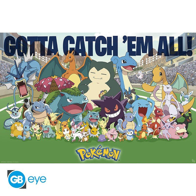 ABYSTYLE POKEMON - Poster grande: "All Time Favorites" (91.5x61)
