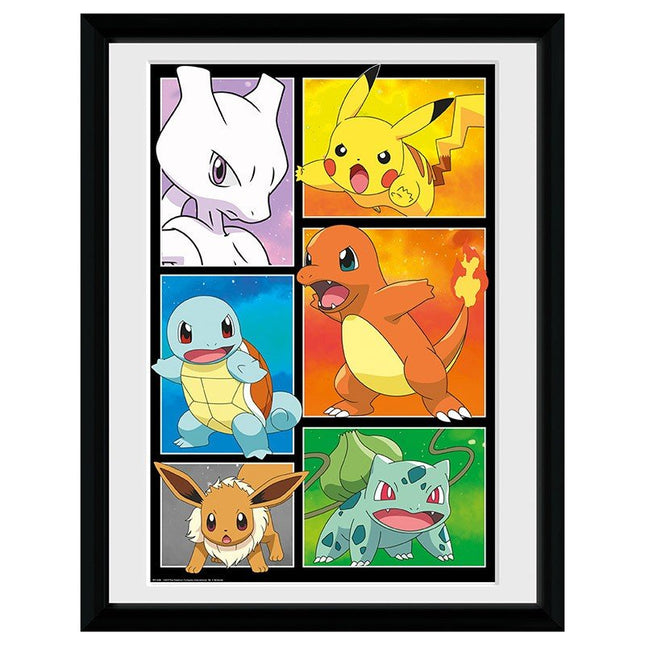 ABYSTYLE POKEMON - Poster incorniciato "Comic panel" (30x40)