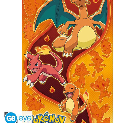 ABYSTYLE POKEMON - Poster Maxi (91.5x61): "Fire Type"