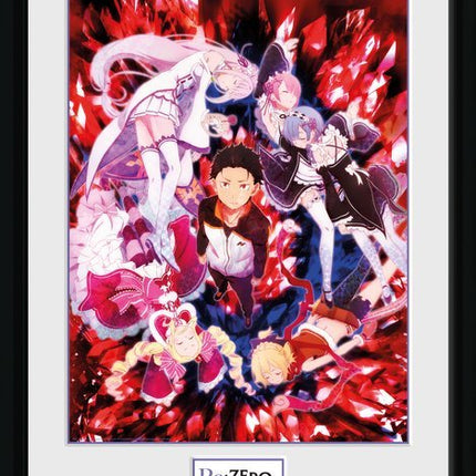 ABYSTYLE RE: ZERO - Poster incorniciato "Key Art" (30x40)