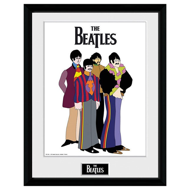 ABYSTYLE THE BEATLES - Poster incorniciato "Yellow Submarine Group" (30x40)