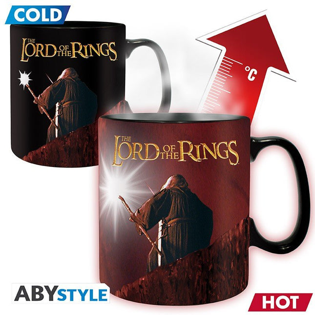 ABYSTYLE The Lord Of The Ring - Tazza termosensibile 460 ml - "Tu non puoi passare"