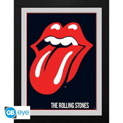 ABYSTYLE THE ROLLING STONES - Poster Incorniciato: "Lips" (30x40)