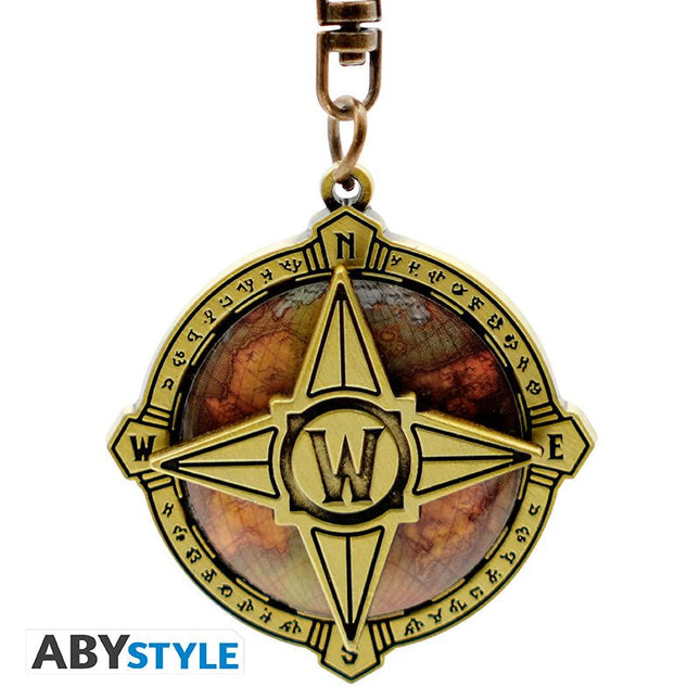 ABYSTYLE WORLD OF WARCRAFT - Portachiavi: "Azeroth's Compas"
