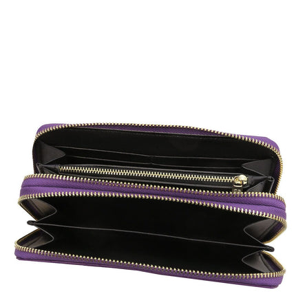 Ada - Double zip around soft quilted leather wallet | TL142349