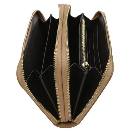 Ada - Double zip around soft quilted leather wallet | TL142349