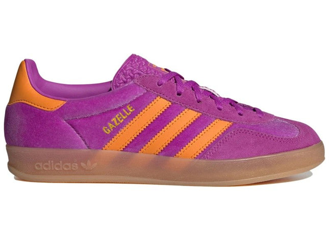 adidas gazelle indoor purple burst velvet (women's)