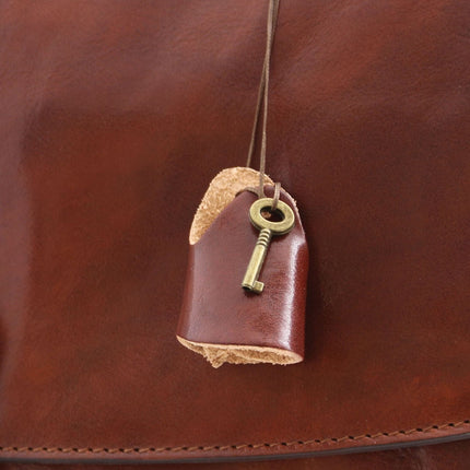 Alessandria - Matte leather multi compartment TL SMART laptop briefcase | TL142067