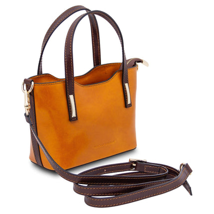 Amelia - Italian leather mini tote bag | TL142406