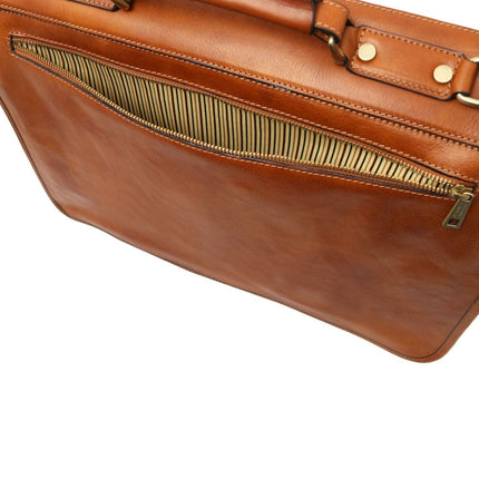 Ancona - Leather messenger bag | TL142073