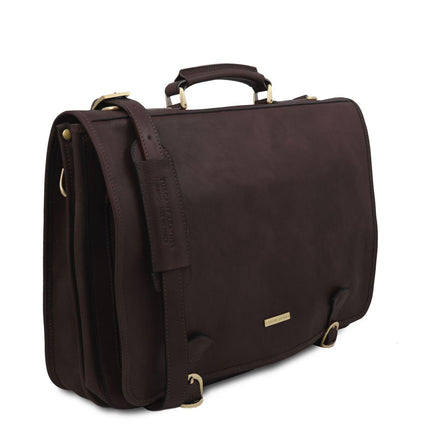 Ancona - Leather messenger bag | TL142073