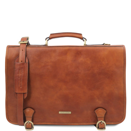 Ancona - Leather messenger bag | TL142073