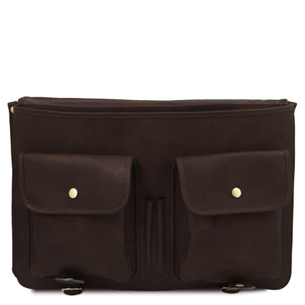 Ancona - Leather messenger bag | TL142073