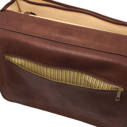 Ancona - Leather messenger bag | TL142073