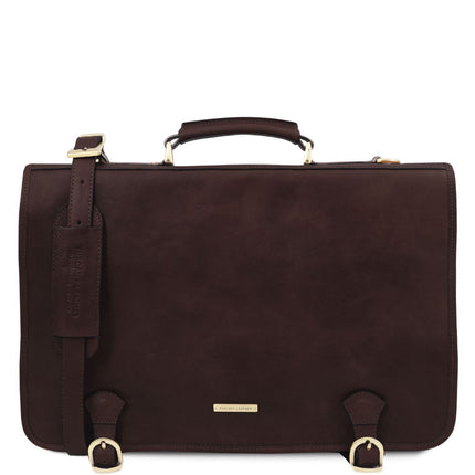 Ancona - Leather messenger bag | TL142073