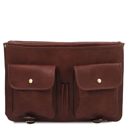 Ancona - Leather messenger bag | TL142073