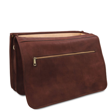 Ancona - Leather messenger bag | TL142073