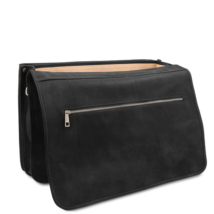 Ancona - Leather messenger bag | TL142073