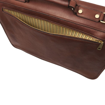 Ancona - Leather messenger bag | TL142073