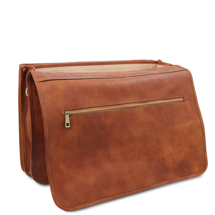Ancona - Leather messenger bag | TL142073