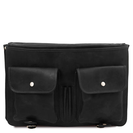 Ancona - Leather messenger bag | TL142073
