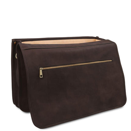 Ancona - Leather messenger bag | TL142073