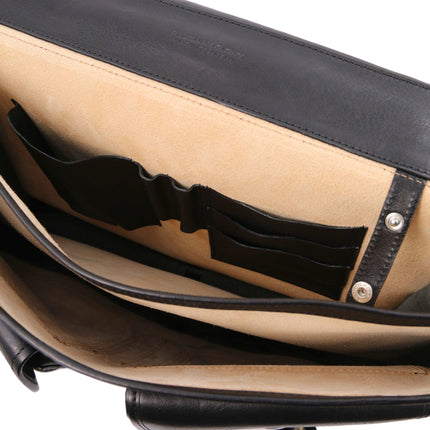 Ancona - Leather messenger bag | TL142073