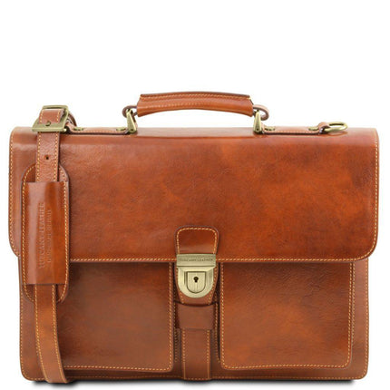 Assisi - Leather briefcase 3 compartments | TL141825