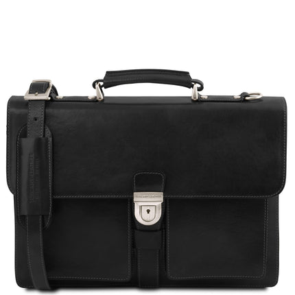 Assisi - Leather briefcase 3 compartments | TL141825