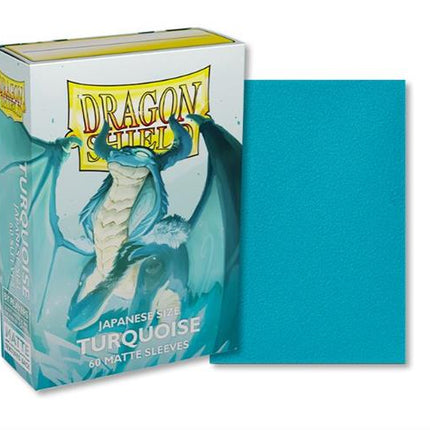 AT - 11155 - 60 JAPANESE SIZE MATTE DUAL SLEEVES - TURQUOISE