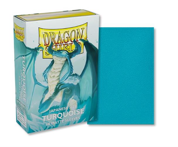AT - 11155 - 60 JAPANESE SIZE MATTE DUAL SLEEVES - TURQUOISE