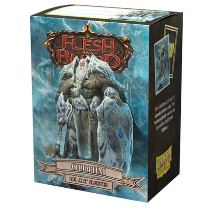 AT - 16040 Dragon Shield Matte Art Sleeves - Flesh & Blood Oldhim (100 Sleeves)