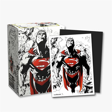 At - 16076 Dragon Shield Matte - Superman Core (red/white Variant) (100 Sleeves)