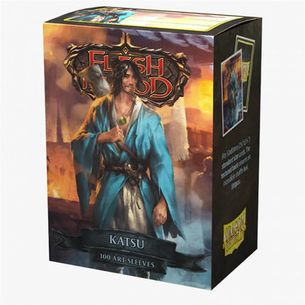 AT - 16080 Dragon Shield Matte Art Sleeves - Flesh & Blood Katsu (100 Sleeves)