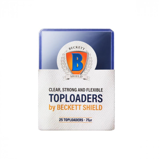 AT - 90153 Beckett Shield Toploader 75 pt (25 Toploader)