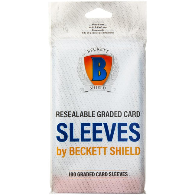 AT - 90301 Beckett Shield Graded Card Sleeves (100 Sleeves)