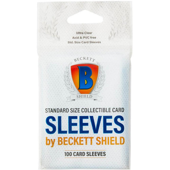 AT - 90401 Beckett Shield Standard Card Sleeves (100 Sleeves)