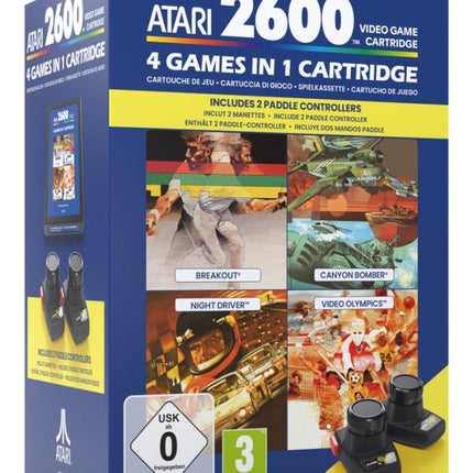 ATARI 4 Games in 1 Paddle Pack